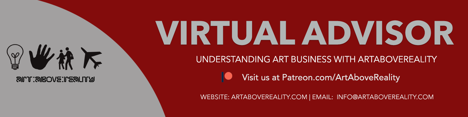 ArtAboveReality is teaching and creating art business education and art professional services.